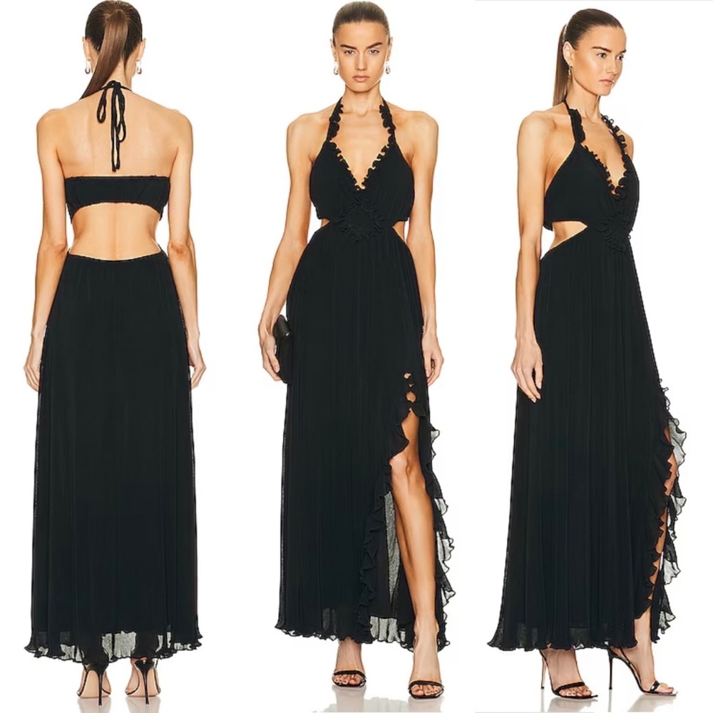 LoveShackFancy Black Maxi Dress / used in perfect condition